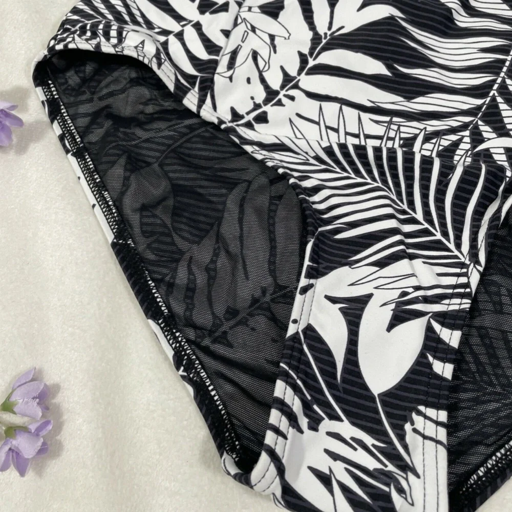 NEW Sea Level Morocco High Waisted Bikini Bottom in Black [‎ 4 US ]